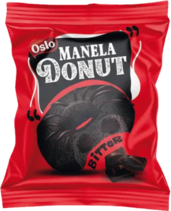 MANELA DARK KOKOLİN SOS DOLGULU DARK KOKOLİN ÇİZGİLİ DONUT KEK
