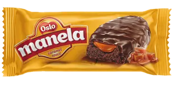 MANELA ELİPS KOKOLİN KAPLAMALI KARAMEL SOS DOLGULU KEK